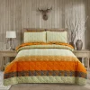 6 pcs quilted comforter set RG-C-51 king size with cotton comforter bed sheet and pillow covers