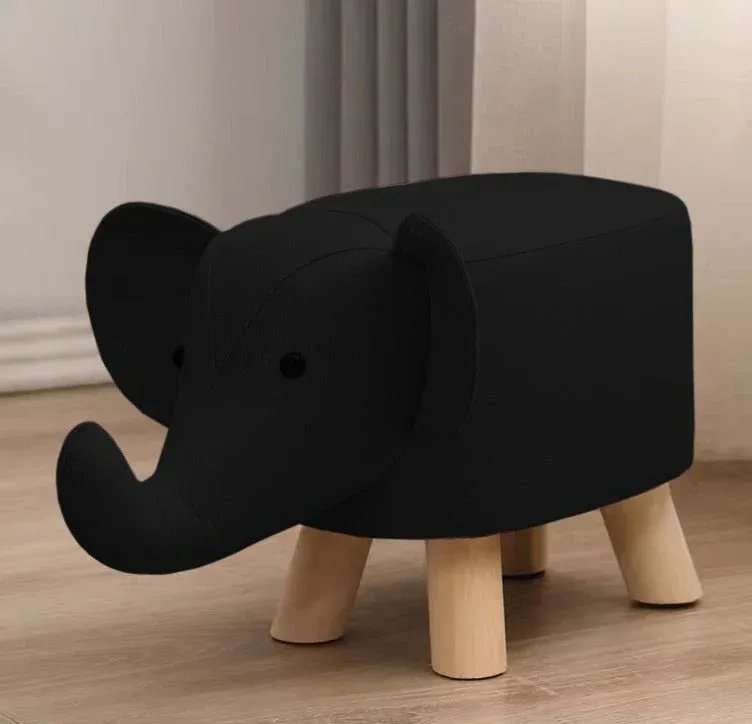 Wooden Elephant Stool