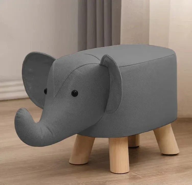 Wooden Elephant Stool