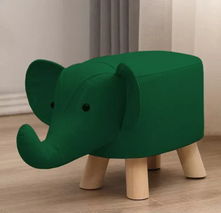 Wooden Elephant Stool