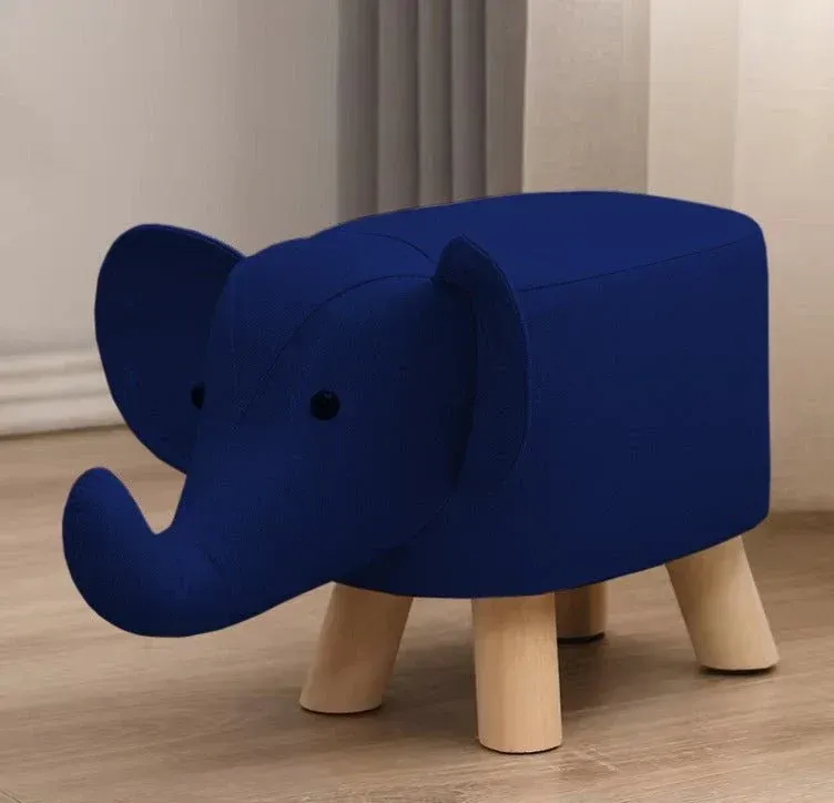 Wooden Elephant Stool