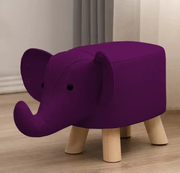 Wooden Elephant Stool