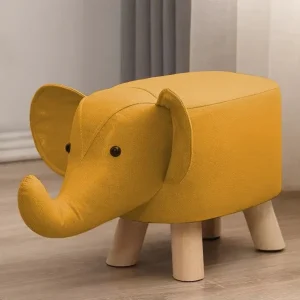 Wooden Elephant Stool